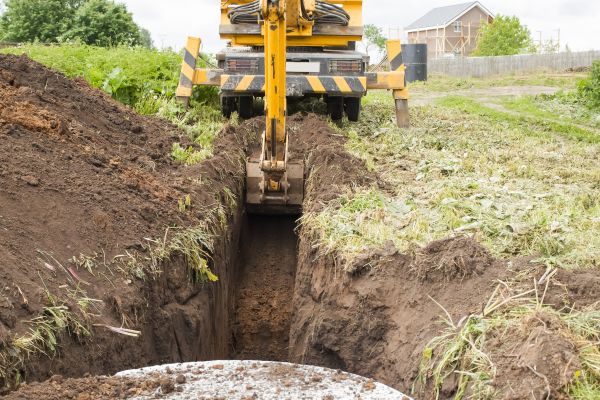 Drainage Trench Installation in New Bern