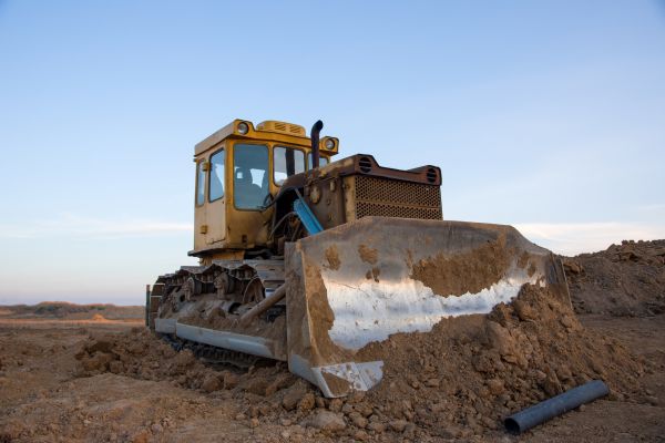Bulldozer Land Grading in New Bern