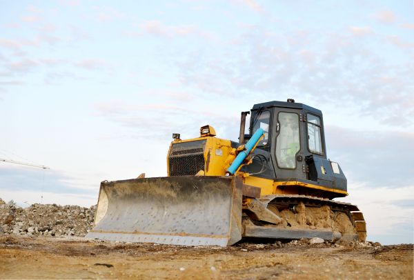 Bulldozer Land Excavation in New Bern