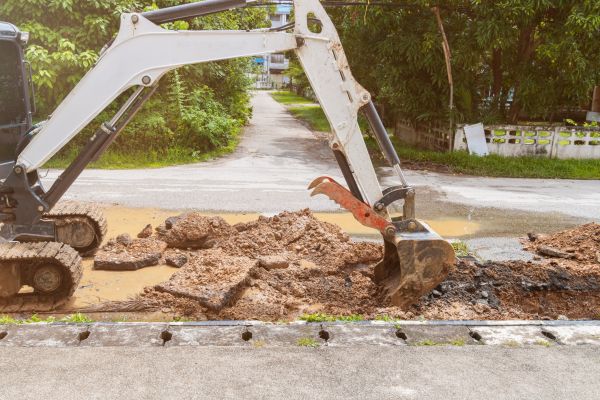 Cost of Water Line Excavation in New Bern