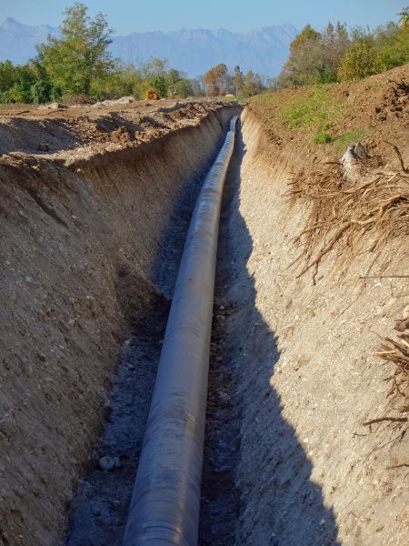 Gas Pipe Trenching in New Bern