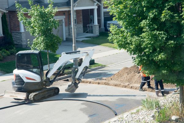 Electrical Line Trenching in New Bern